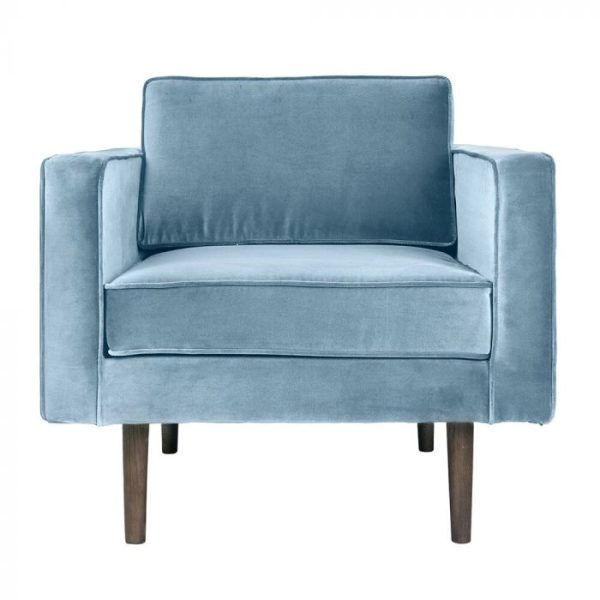 Maria baby blue armchair