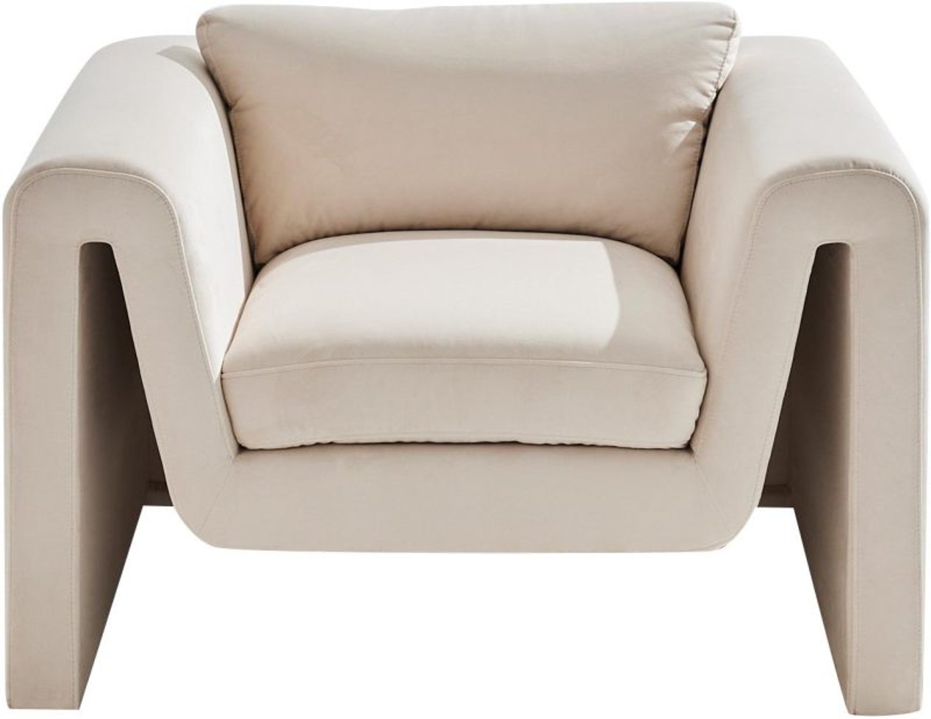 Vitim beige armchair