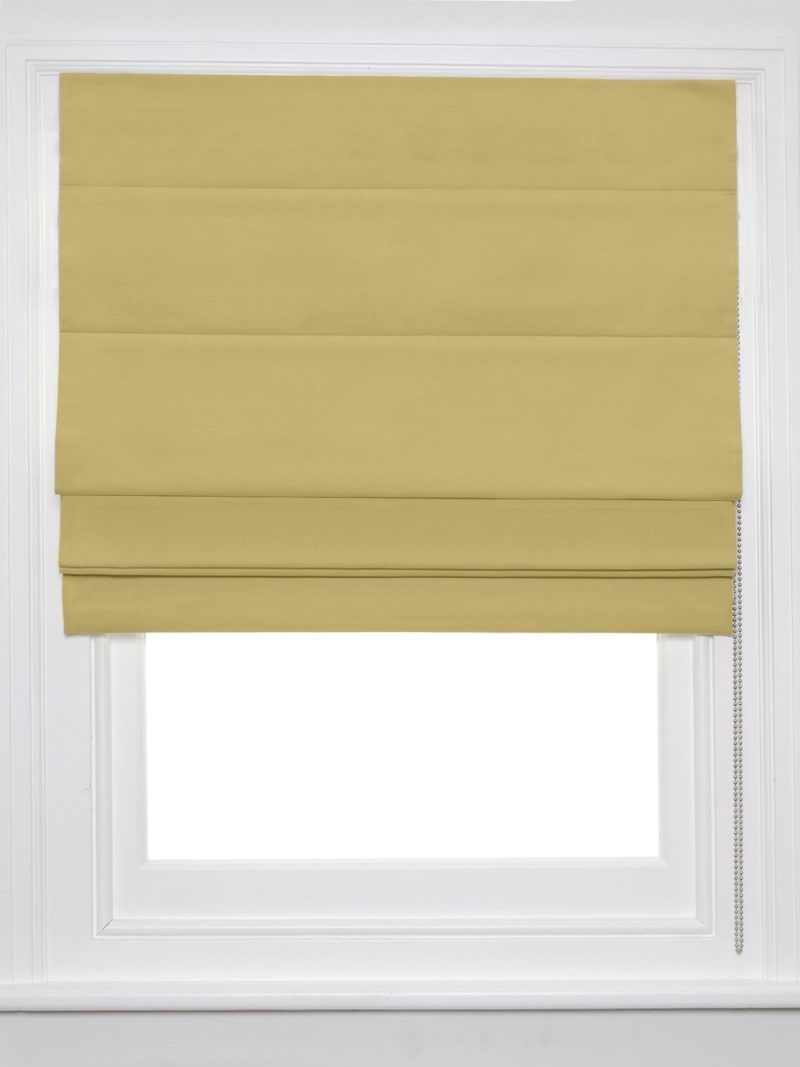 Mustard Roman Blind