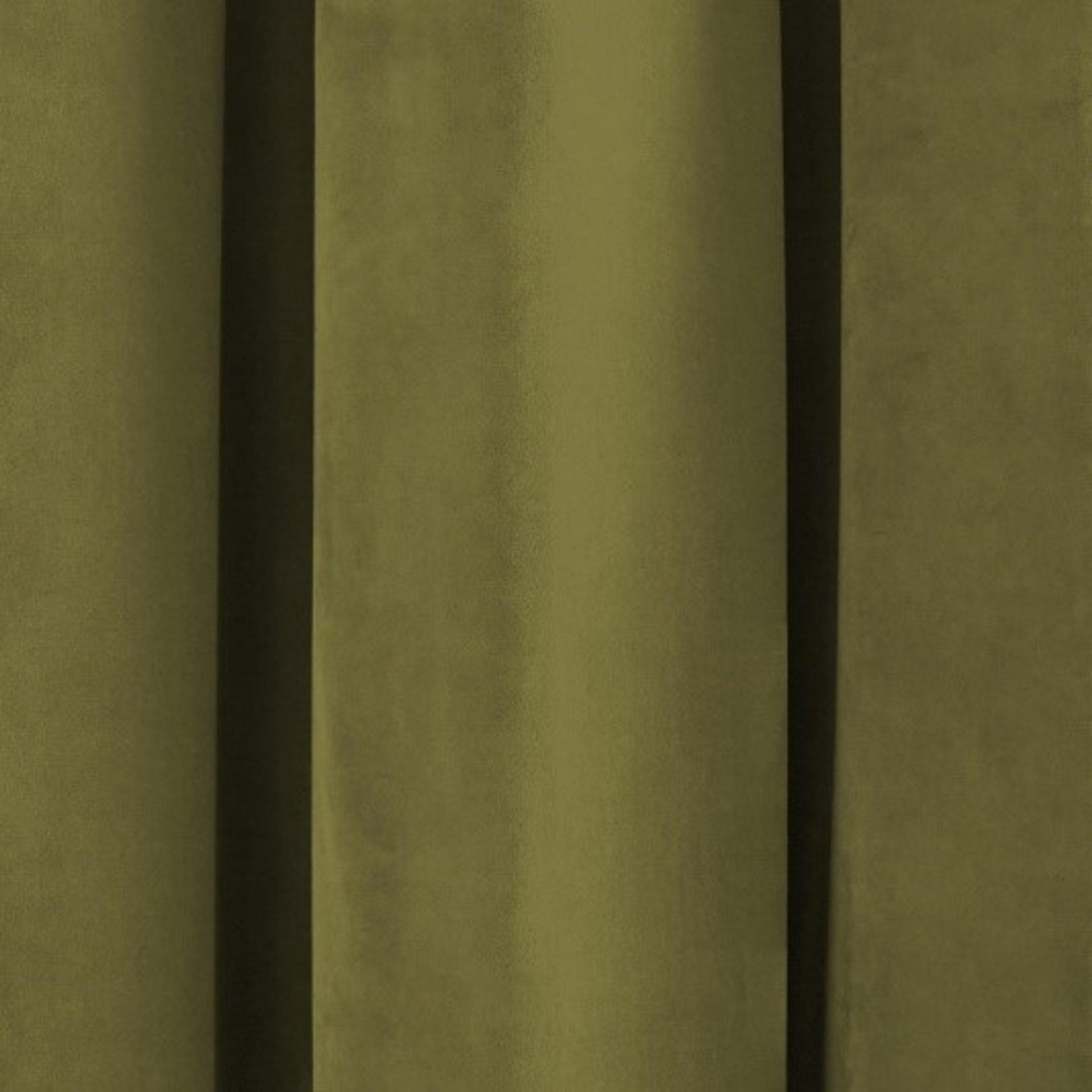 Olive Green Velvet Curtain