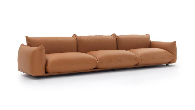 Marka leather sofa — image 2 of 2