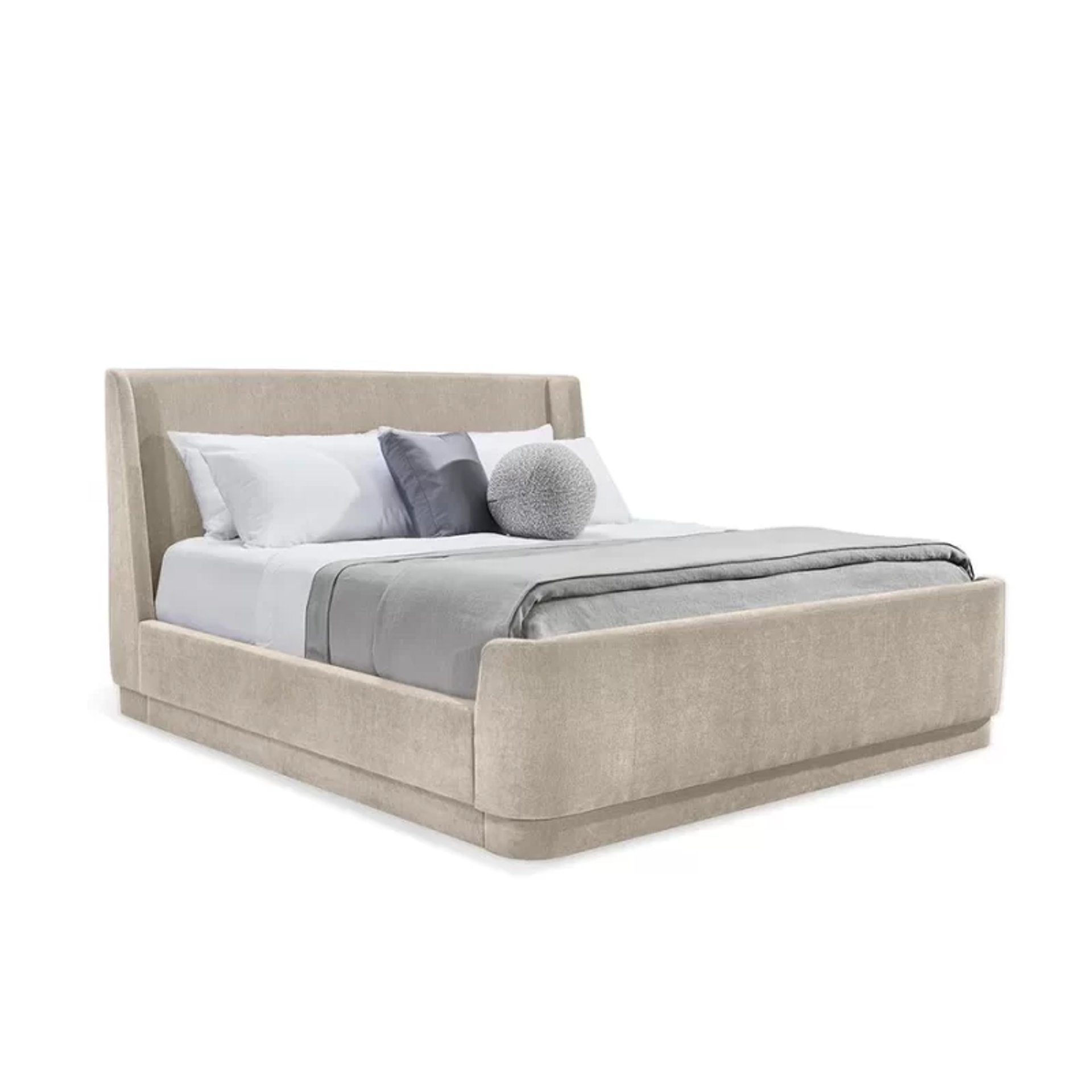 Chenille King bed