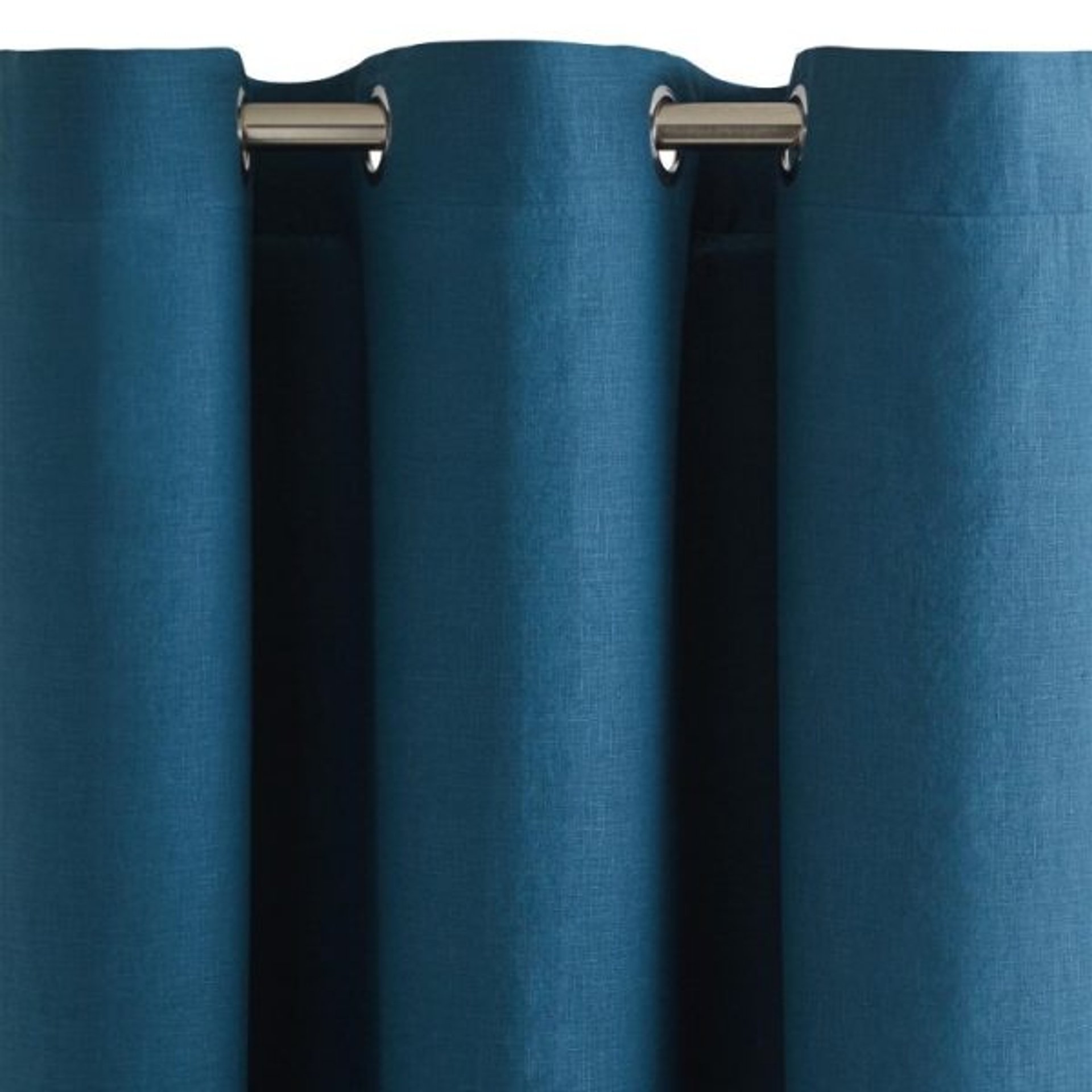 Light Blue Linen Curtain