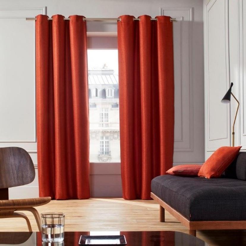Beige Cotton Curtain — image 1 of 2
