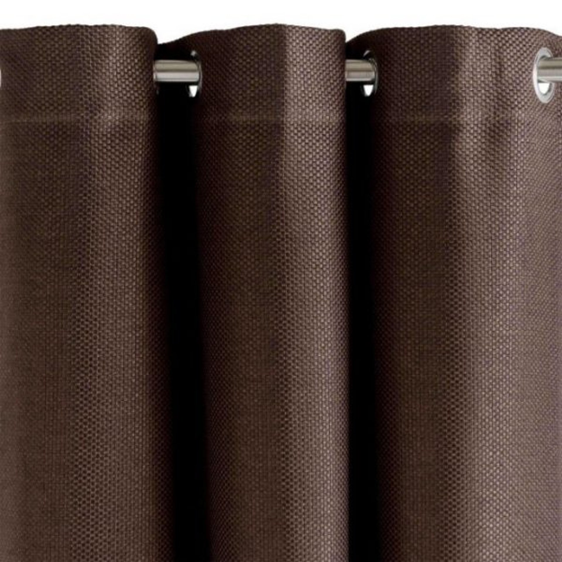 Brown Cotton Curtain