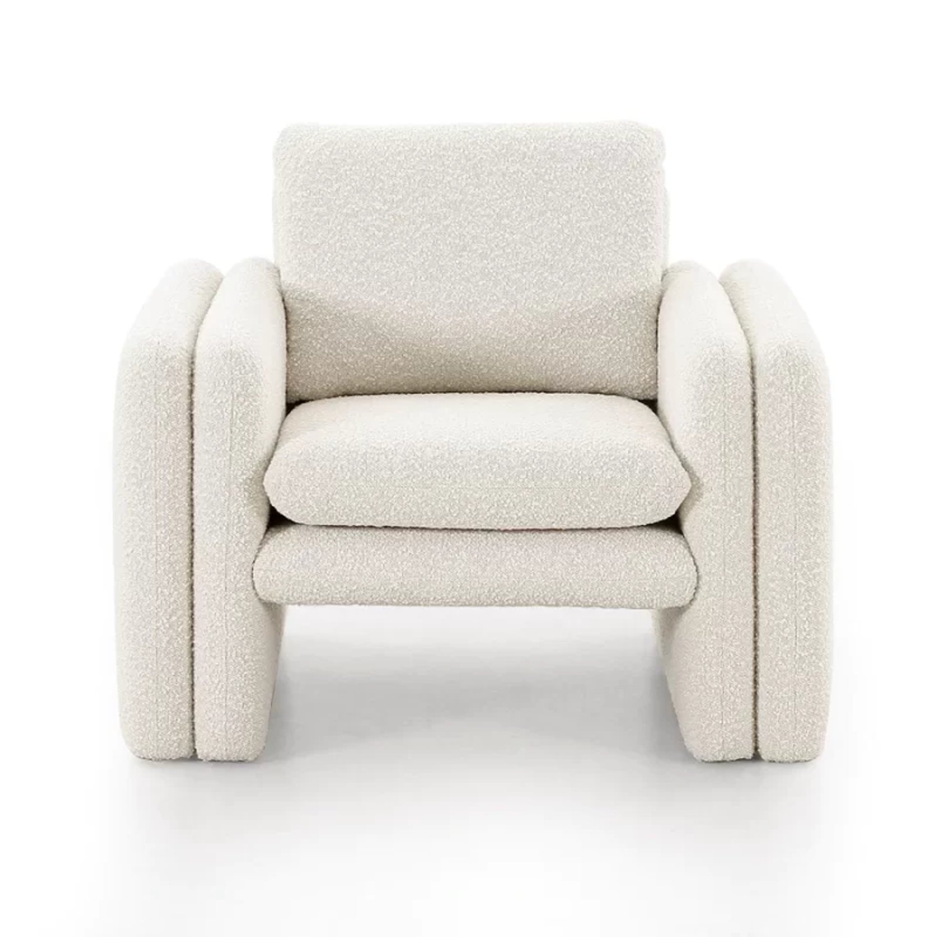 Ferrol white arm chair