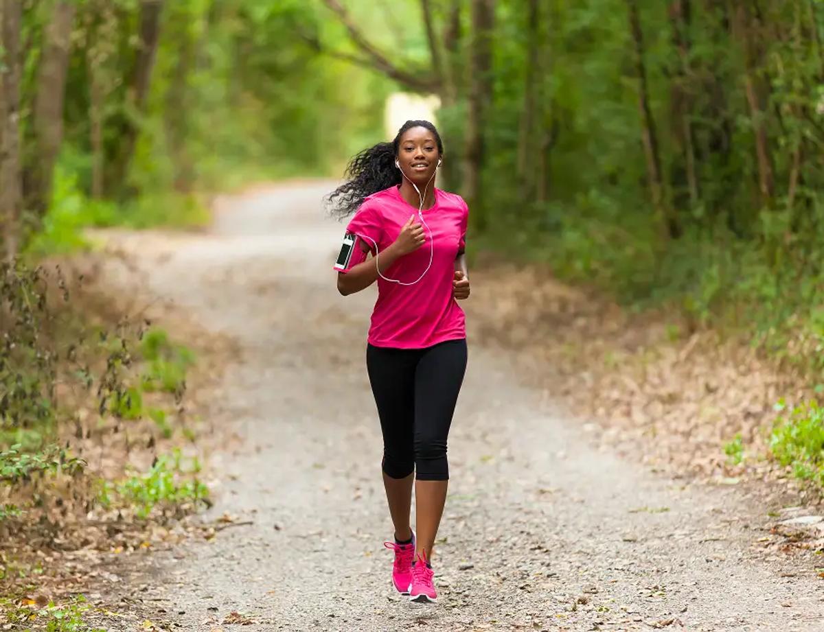 Woman exercising