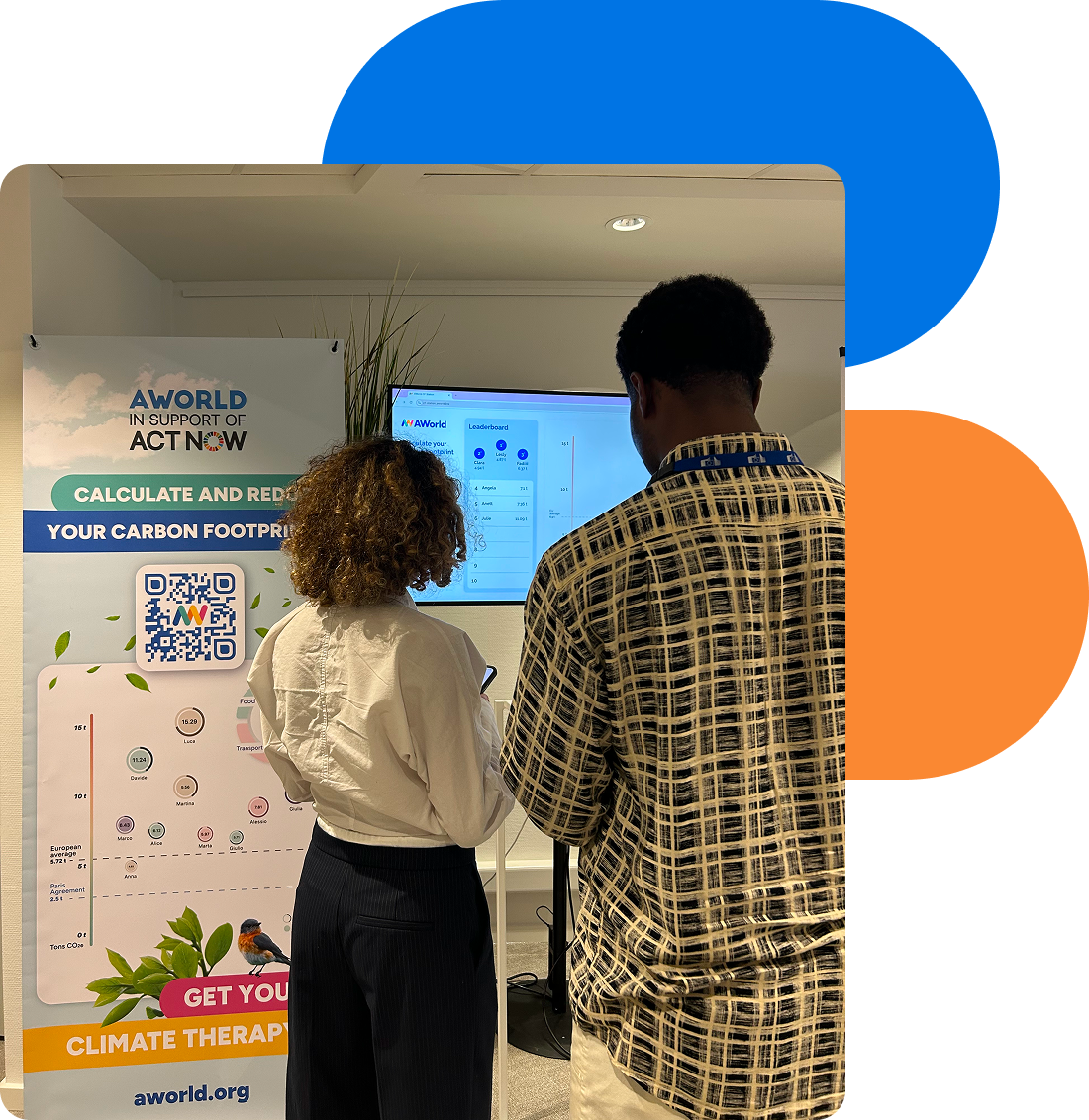 Carbon Footprint Station by AWorld