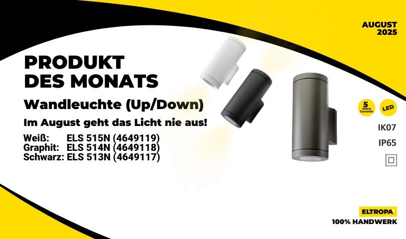 Produkt des Monats: Wandleuchte (Up-/Down)