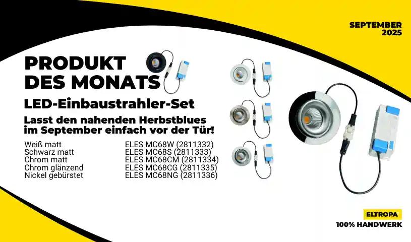 Produkt des Monats: LED-Einbaustrahler-Set