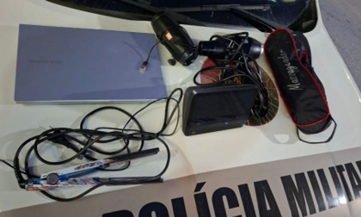 Suspeito é preso após tentar furtar empresa e ser flagrado com diversos objetos no Vale