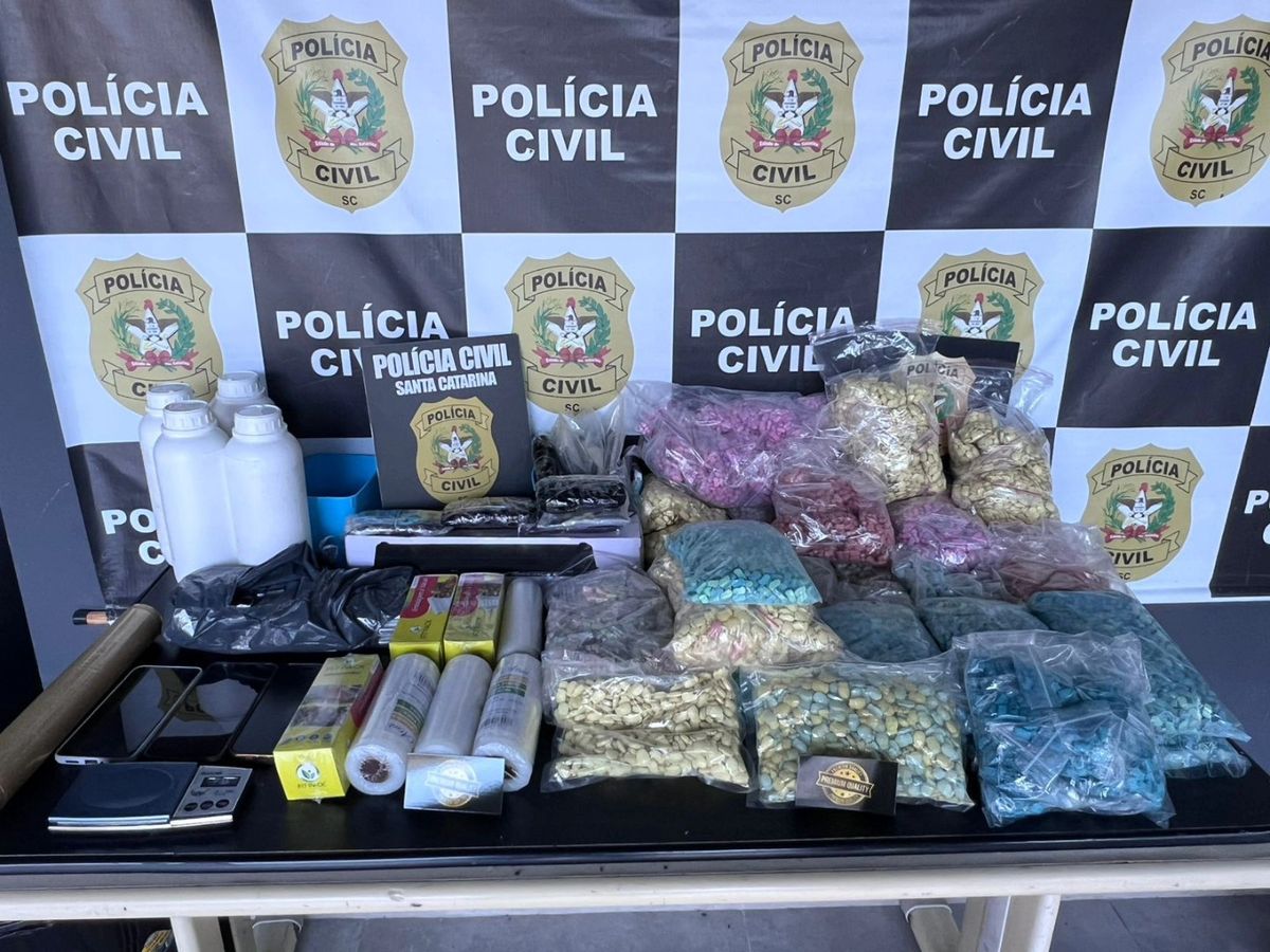 Polícia Civil de Santa Catarina deflagra megaoperação contra o tráfico de drogas