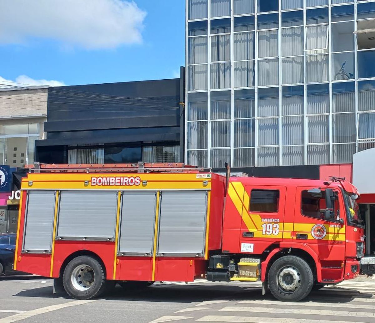 Princípio de incêndio atinge restaurante em Canoinhas