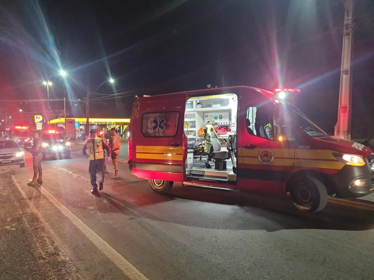 Ciclista é atropelado em Porto União