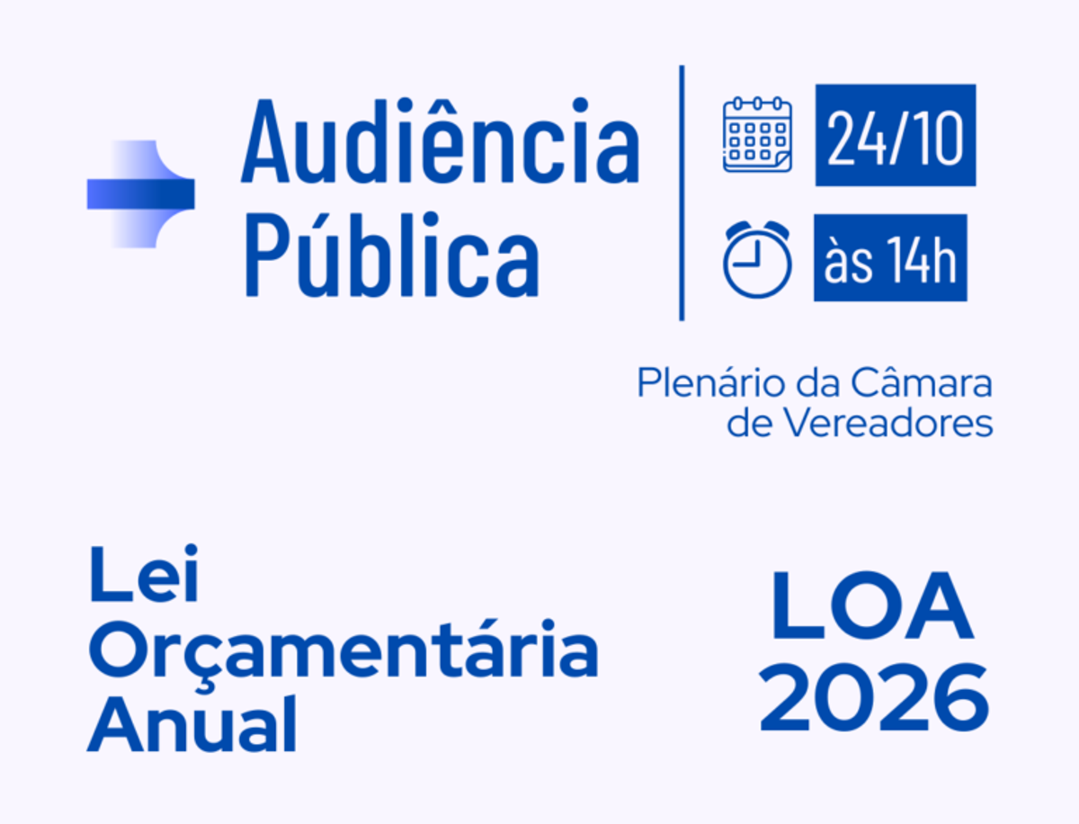 Audiência Pública LOA 2026 será realizada em Taió