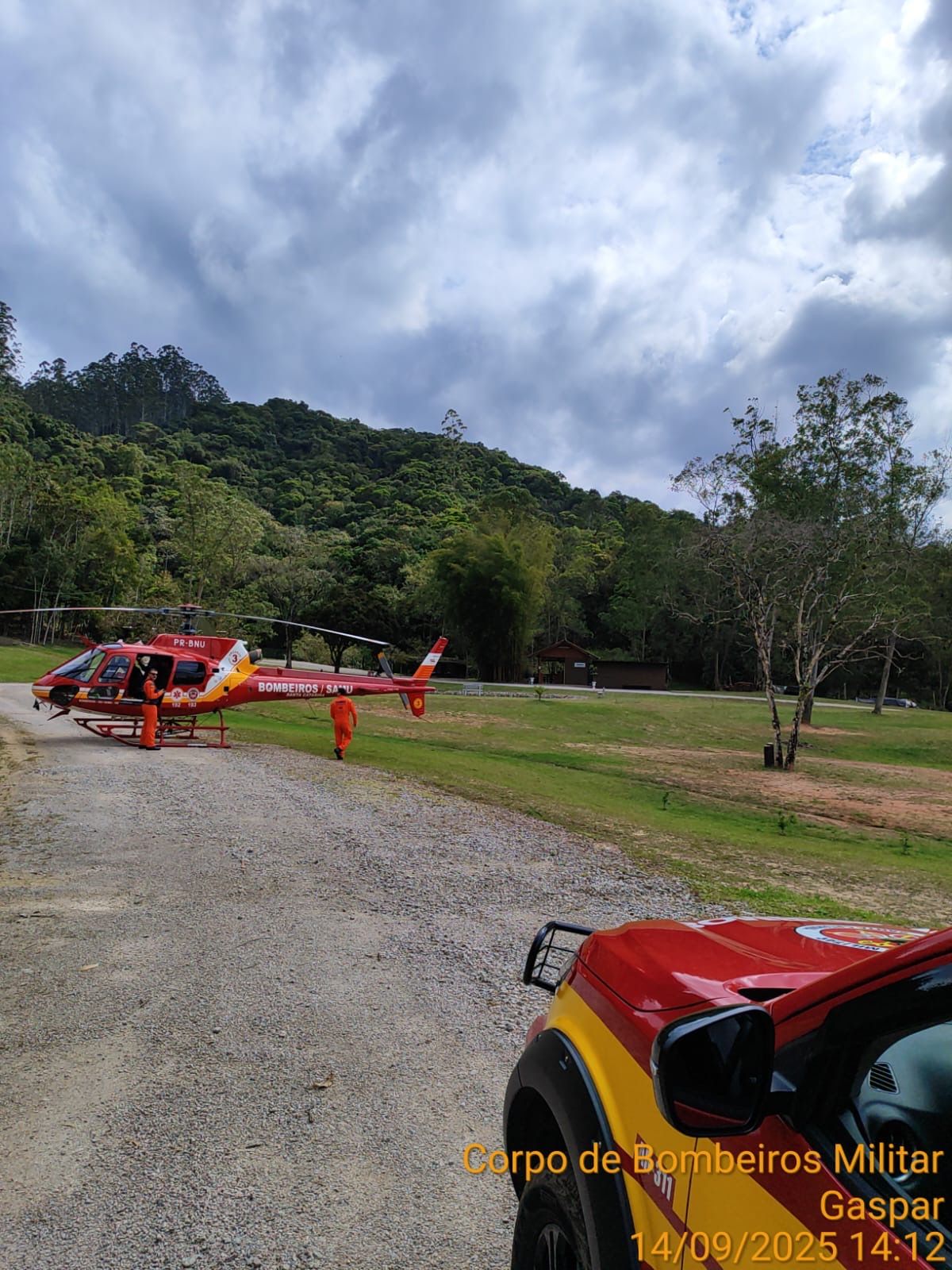 Idoso sofre queda de escada em casa e é resgatado pelo Arcanjo-03