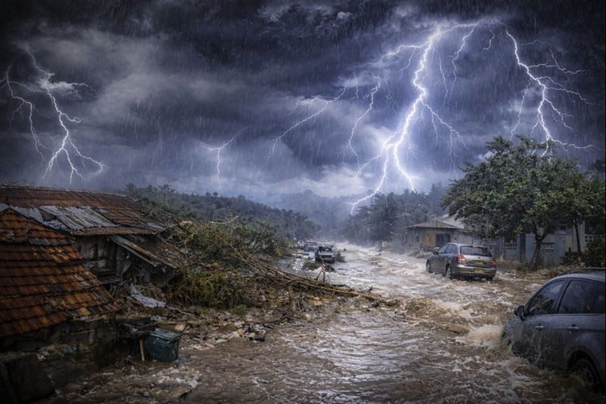 Temporais com chuva intensa neste domingo (28)