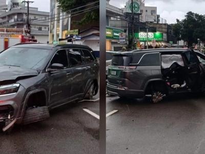 Pai capota carro a caminho do hospital para tentar salvar bebê em SC