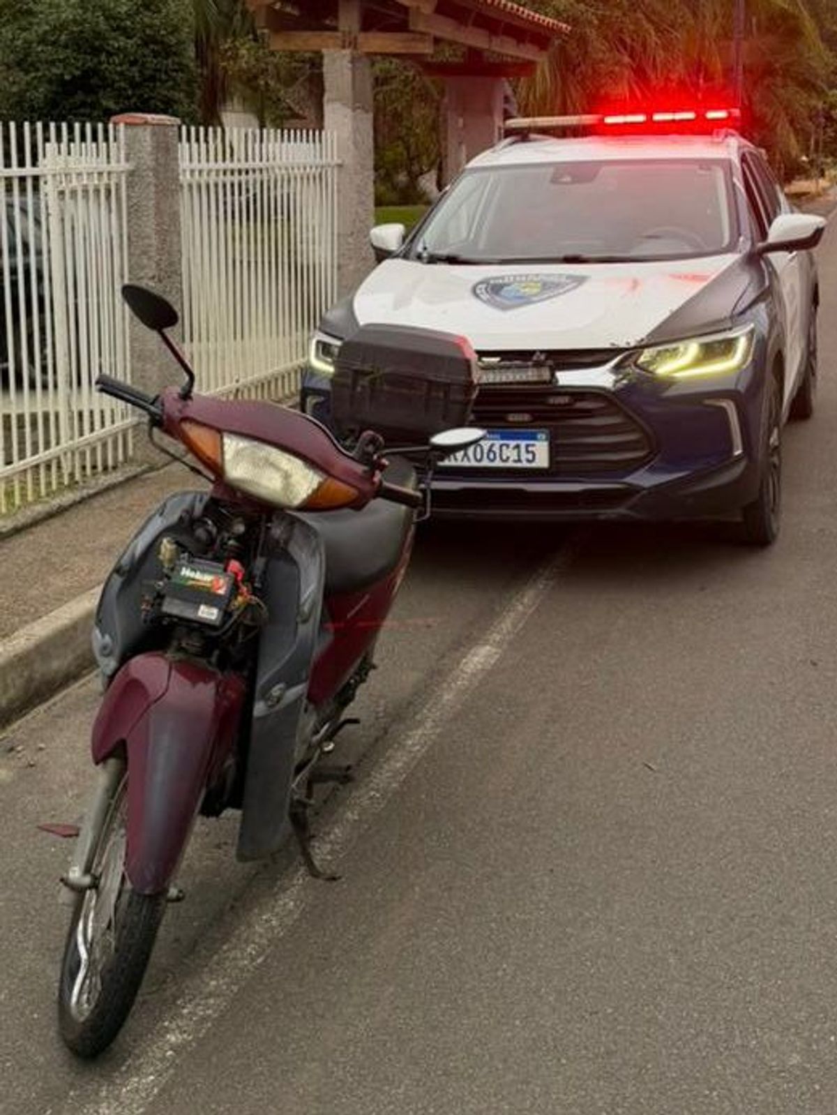 Motoneta é recuperada minutos após a comunicação de furto em Rio do Sul
