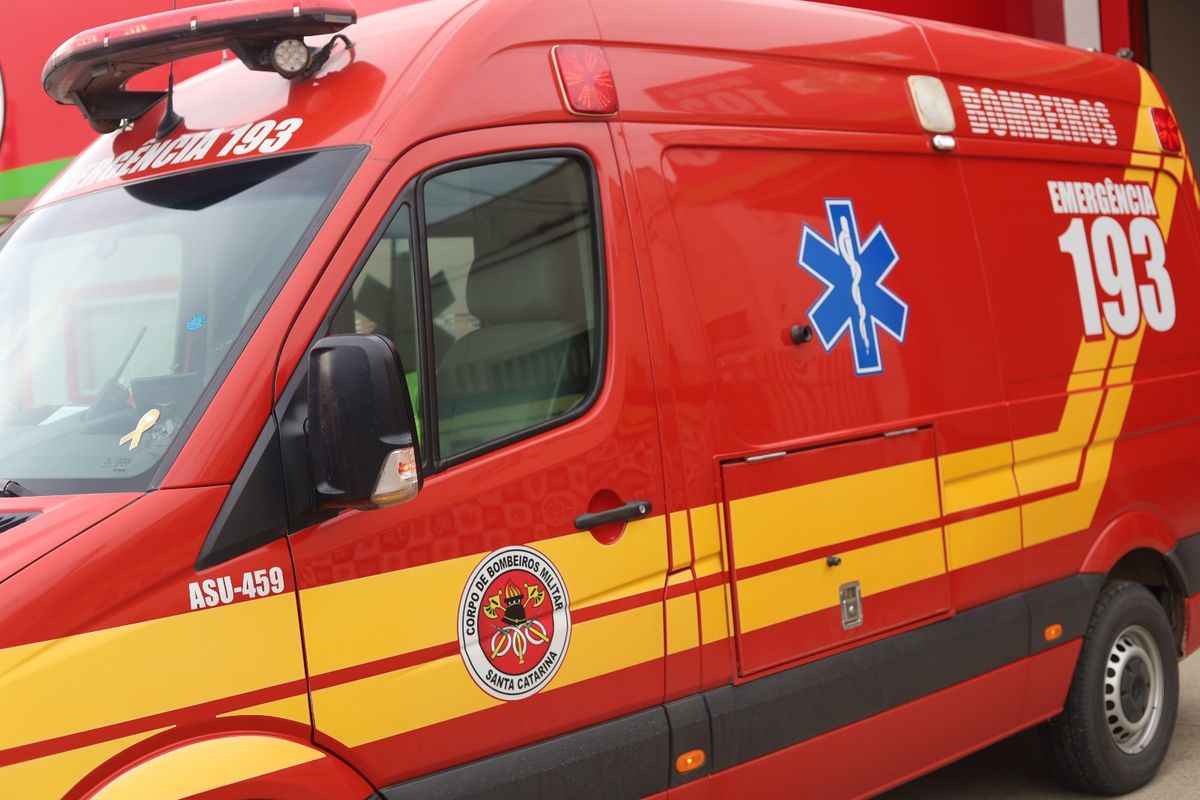 Acidente de trânsito deixa ciclista ferido em Canoinhas