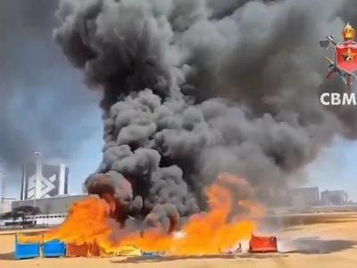 Banheiros químicos são incendiados em Brasília enquanto Moraes vota pela condenação de Bolsonaro