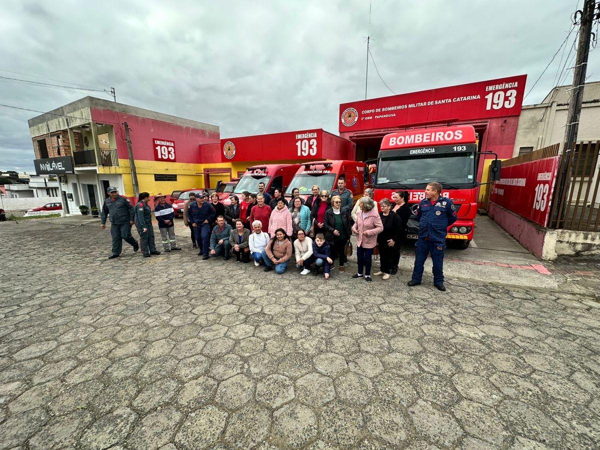 Bombeiros de Papanduva lançam Projeto da Melhor Idade