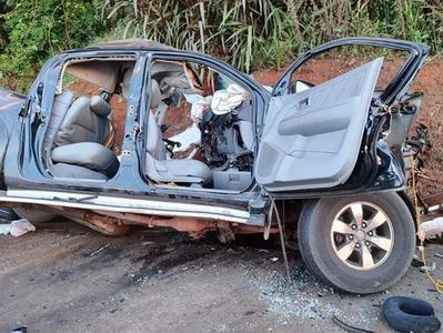 Colisão frontal deixa três mortos na BR-282 em SC