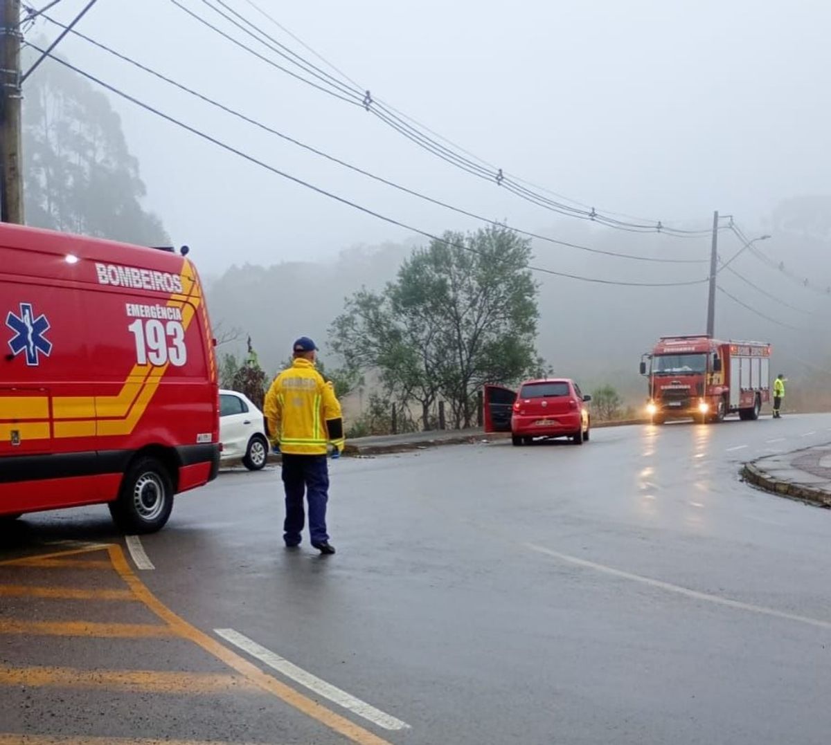 Mãe e filha ficam feridas em atropelamento na SC-418 em São Bento do Sul