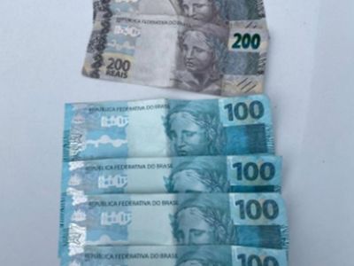 Suspeito invade residência e é flagrado com notas falsas no Médio Vale