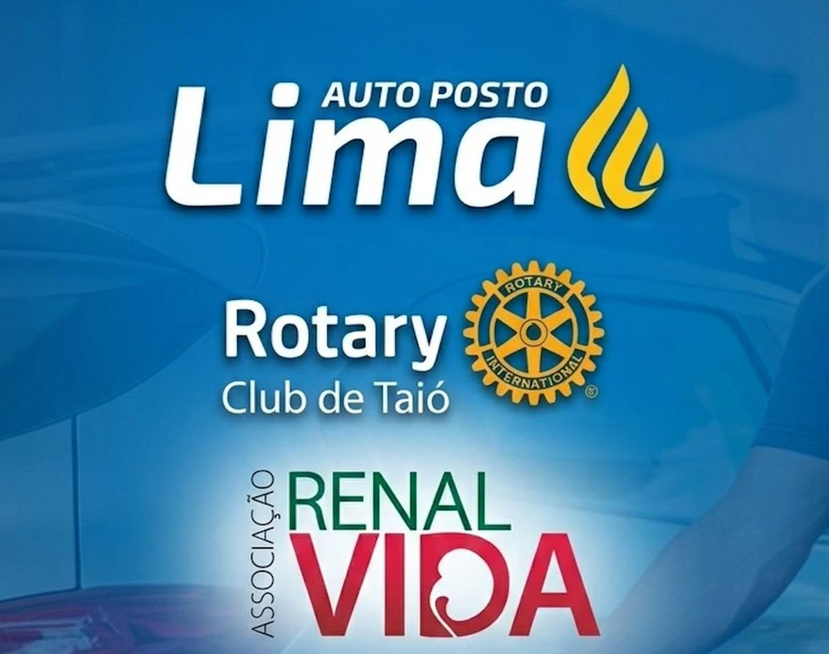 Rotary Club de Taió e Auto Posto Lima promovem ação solidária em apoio ao Projeto Renal Vida