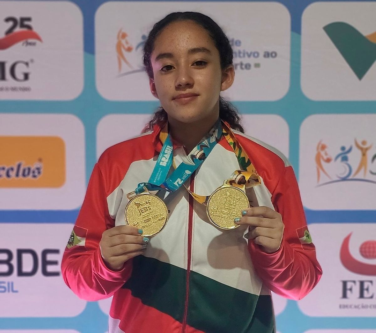 Atleta de Rio do Oeste conquista medalhas nos Jogos Escolares Brasileiros 