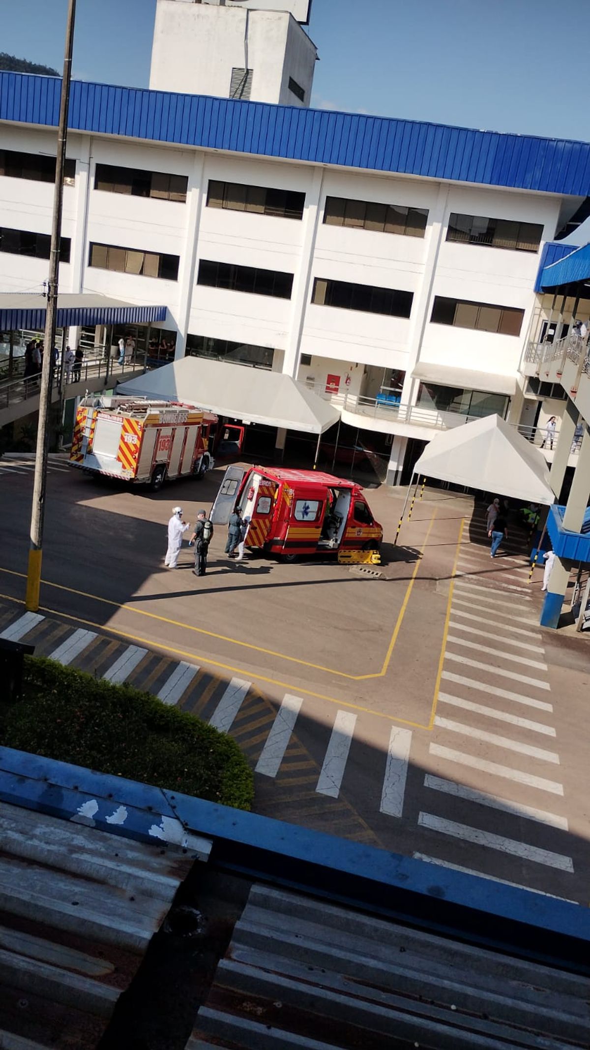 Vazamento de amônia em frigorífico mobiliza equipes de emergência em Rio do Sul