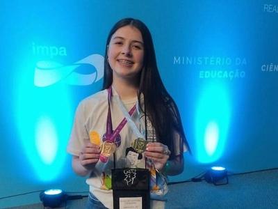 Estudante de Santa Terezinha conquista medalha de ouro na 19ª Olimpíada Brasileira de Matemática das Escolas Públicas
