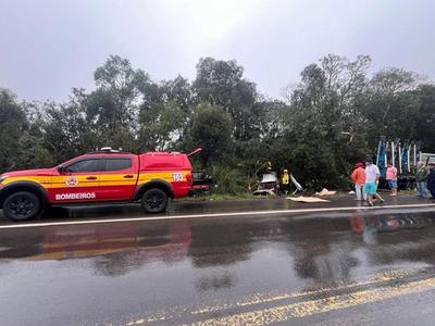 Acidente com óbito é registrado na BR-470, em São Cristóvão