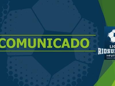 Liga Riosulense de Futebol define calendário da temporada 2026