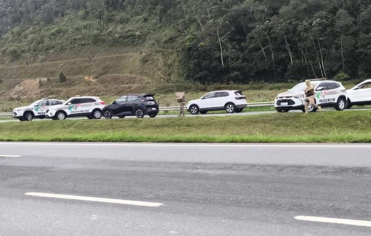 Fuga termina em morte após perseguição policial na BR-470