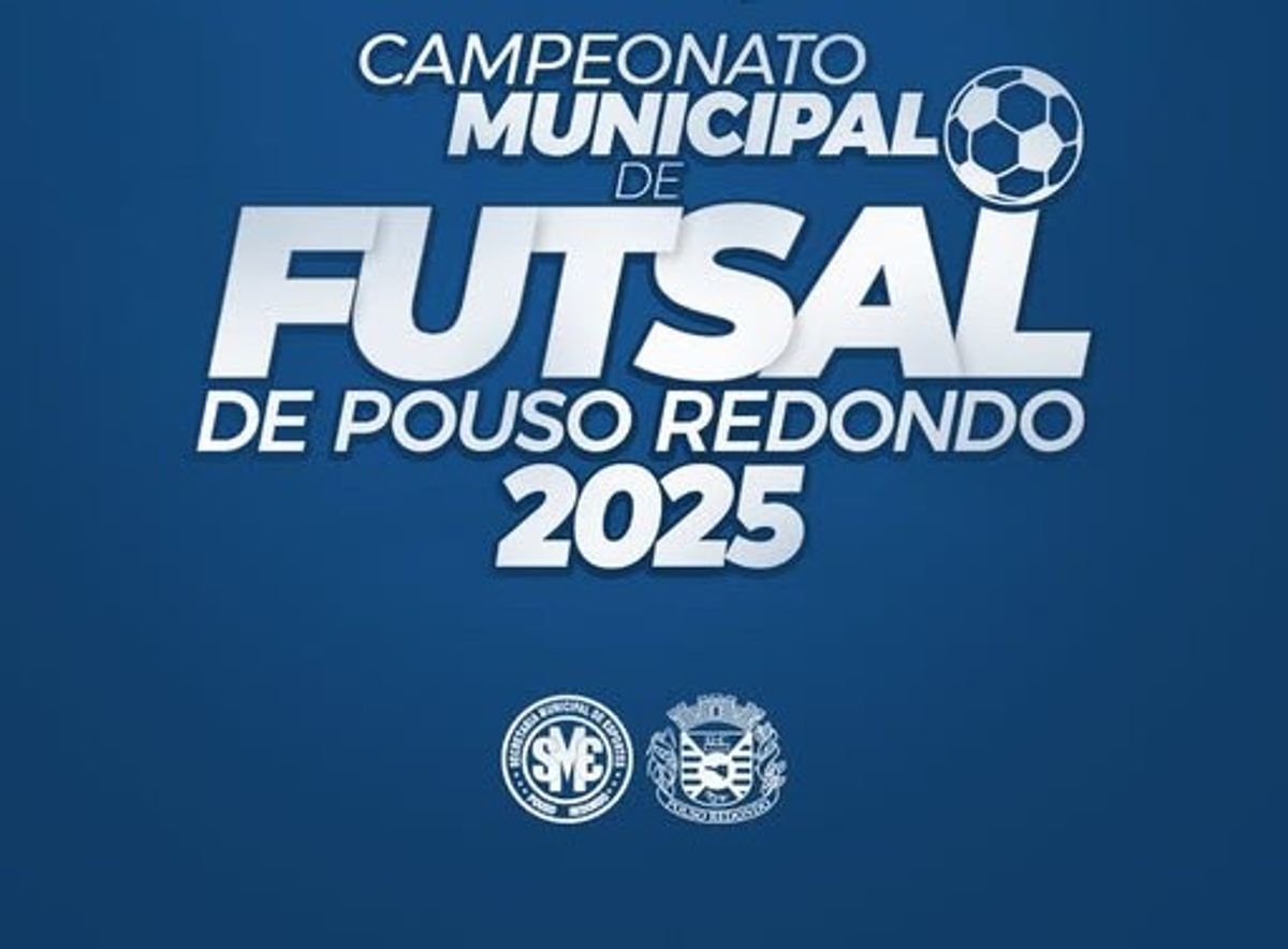 Última semana para inscrição do Campeonato Municipal de Futsal de Pouso Redondo 2025