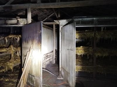 Incêndio em estufa de fumo causa prejuízo de 30 mil reais em Vidal Ramos