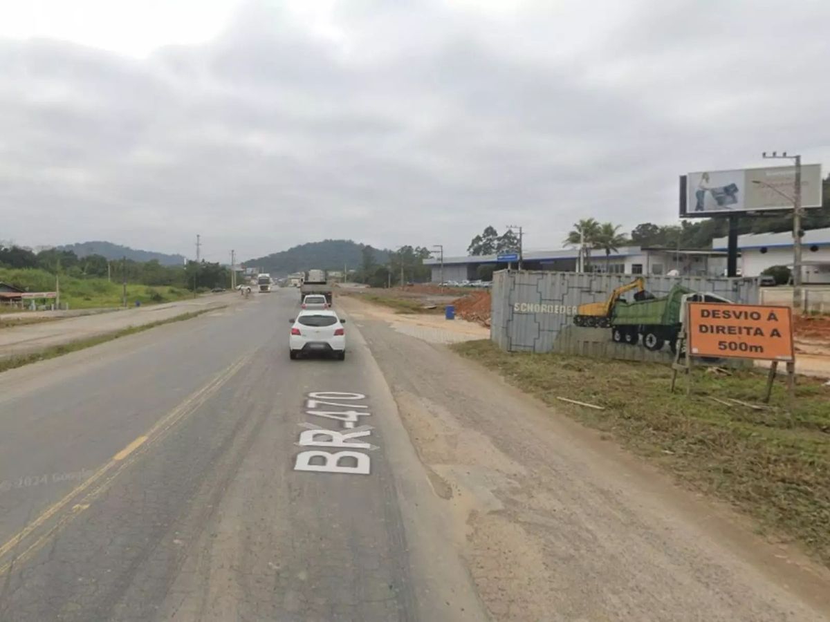 Trânsito será totalmente interditado na BR-470 em Blumenau nesta sexta-feira (14)