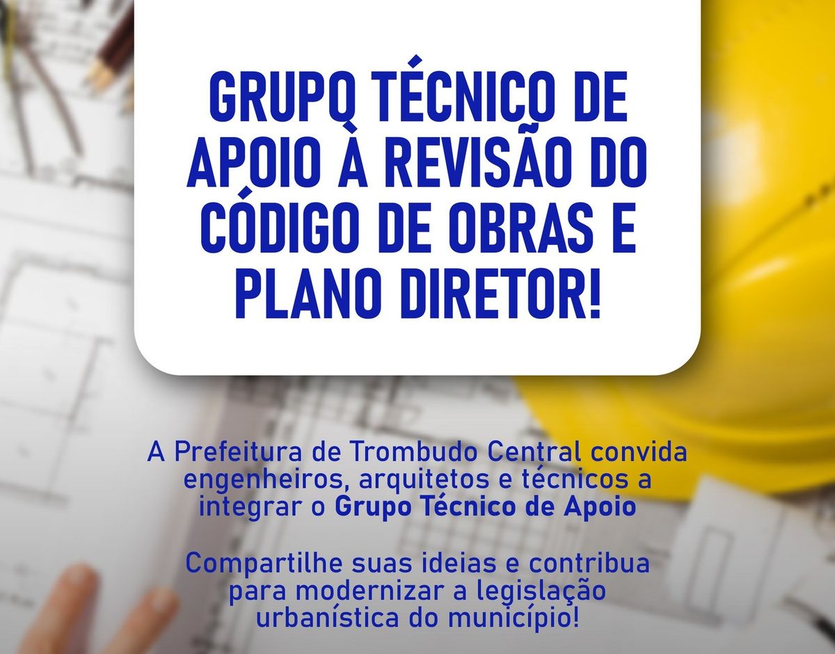 Trombudo Central organiza grupo para discutir, avaliar e propor melhorias no Código de Obras e no Plano Diretor