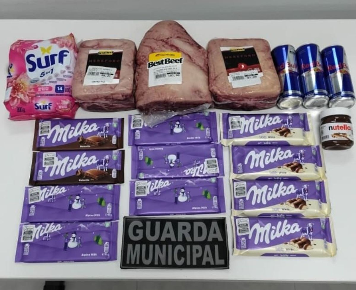 Homem é preso por tentativa de furto em supermercado de Rio do Sul