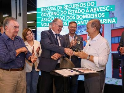 Governo do Estado garante R$ 10 milhões para bombeiros voluntários de SC em 2026
