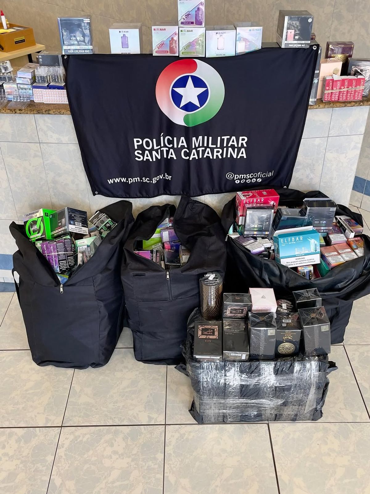 Irmãos são presos por contrabando em São Bento do Sul