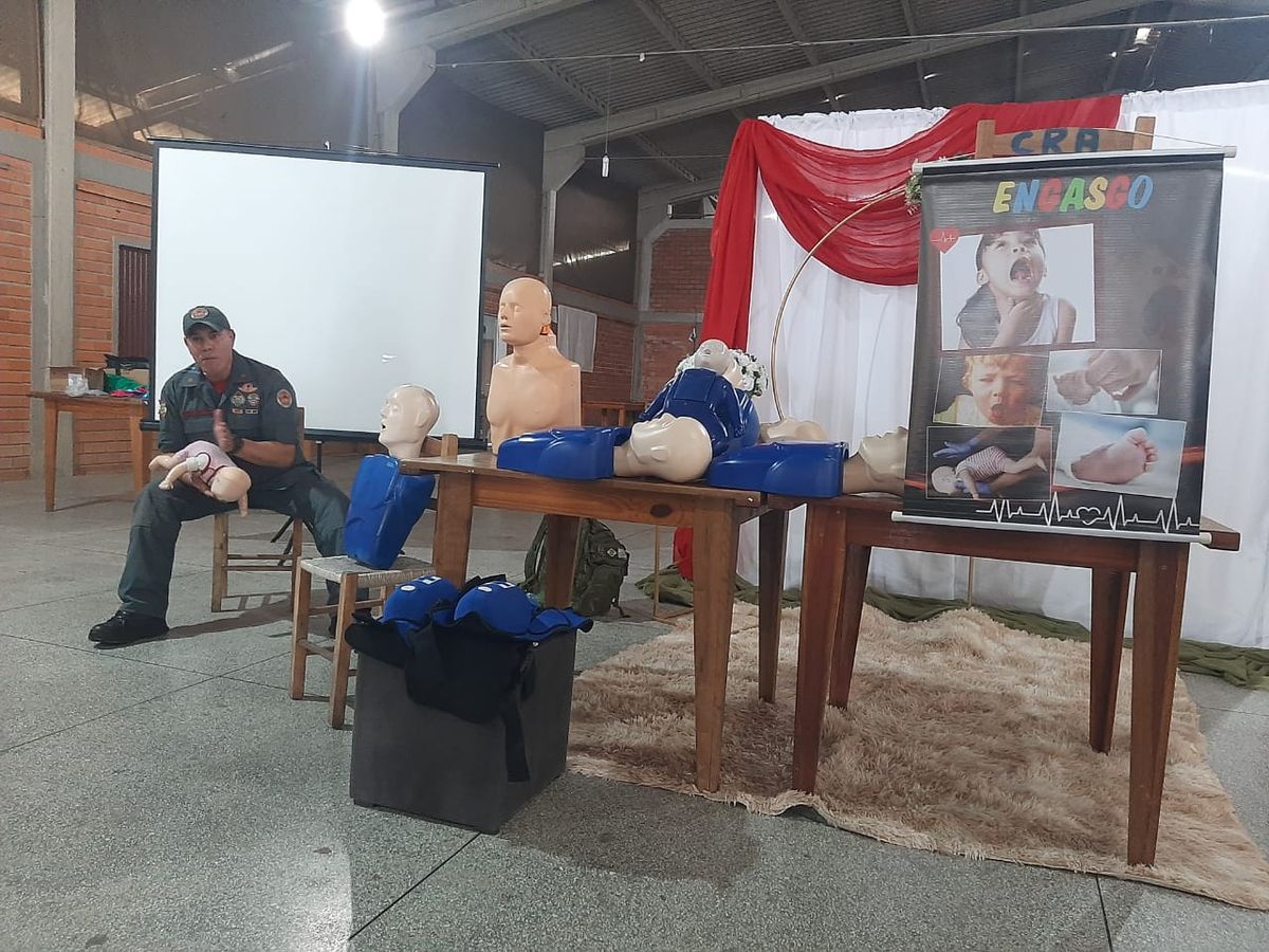 Projeto “Bombeiro na Maternidade” de Papanduva é realizado, em Santa Terezinha