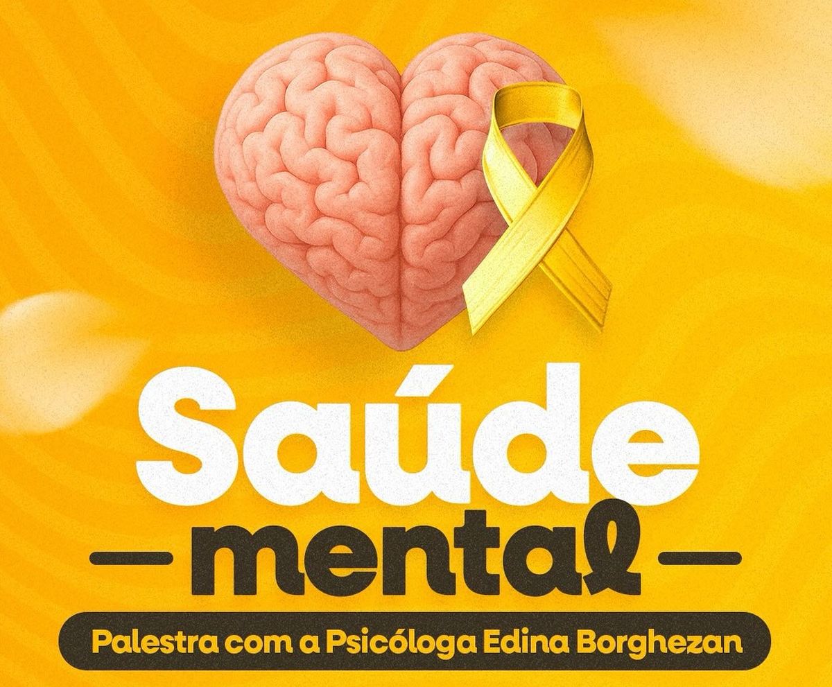 Palestra em alusão ao Setembro Amarelo será realizada em Rio do Campo