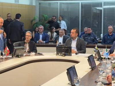 Em reunião com governadores no Rio de Janeiro, Jorginho Mello defende união de forças para conter avanço do crime organizado