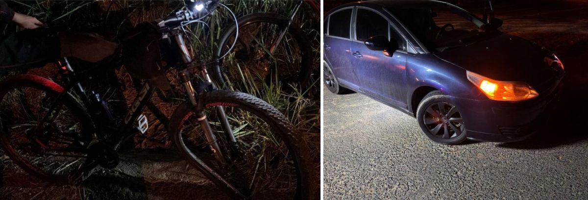 Jovem ciclista fica ferido após colisão com carro em Ibirama