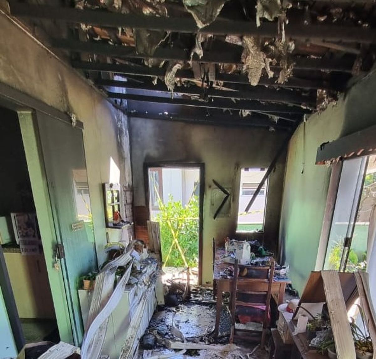 Incêndio residencial é registrado em Rio do Sul