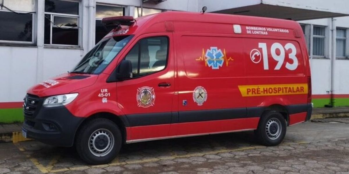 Atropelamento deixa vítima com ferimentos em Lontras