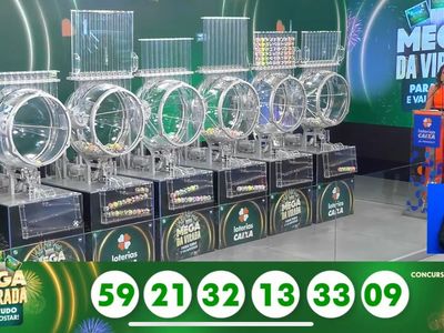 Mega da Virada 2025: números sorteados na manhã desta quinta-feira (1º)